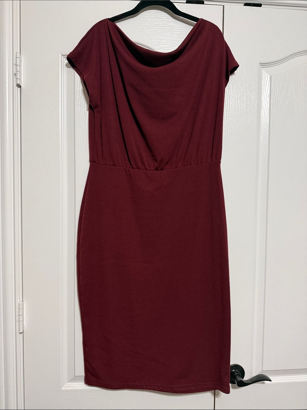 Sheath Dress in Wine